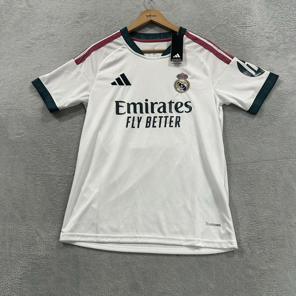 Adidas Real Madrid Fly Emirates Mbappe 26/27 Home Soccer Football Jersey Men S
